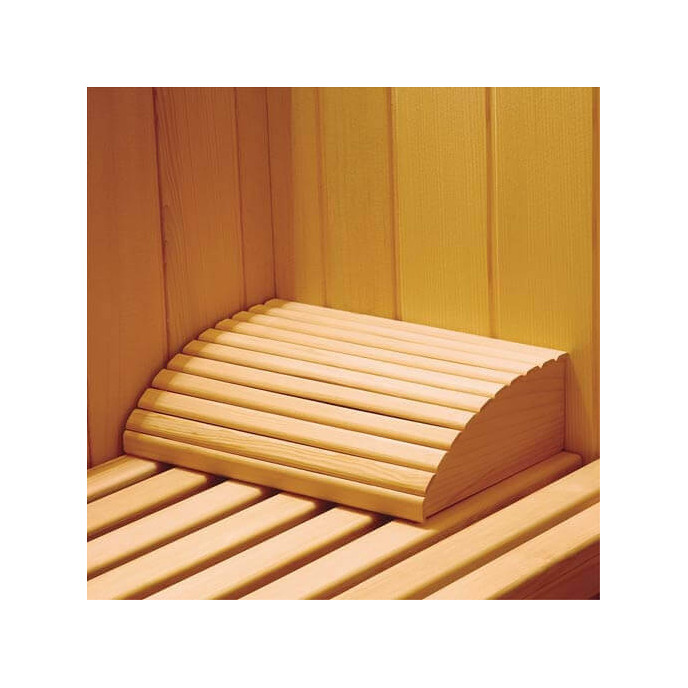 Appui-tête en bois pour sauna