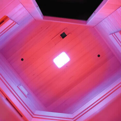 Sauna infrarouge Multiwave 3 à 4 places angulaire