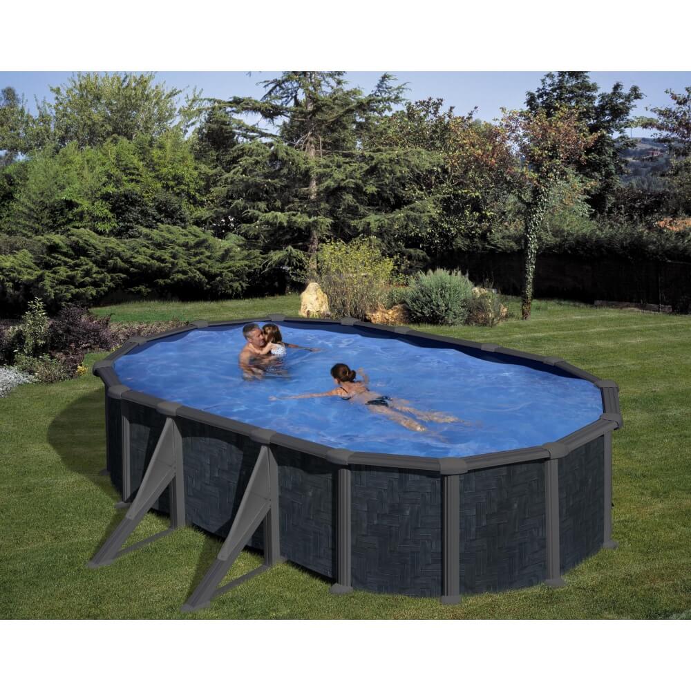 piscine hors sol acier rattan 500 x 300 mypiscine piscine hors sol acier rattan 500 x 300 mypiscine