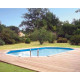 Piscine bois Vermela 672 x 472 x H 146 cm