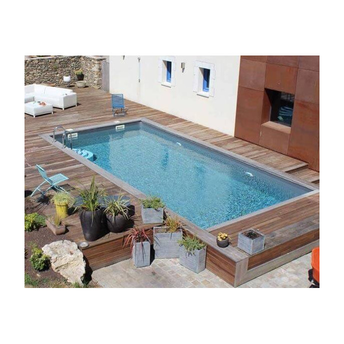 Piscine bois Evora 620 x 420 x H 133 cm