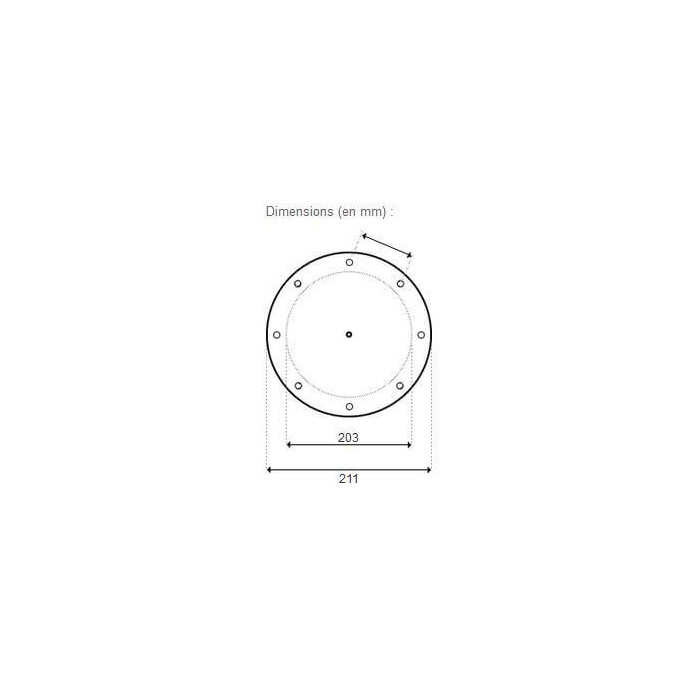Couvercle FILTRE SAB Triton Nm/Clear Pro - 8 1/2''Transparent (PENTAIR)
