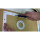 Kit plaques de joint autocollants pour pièces à sceller