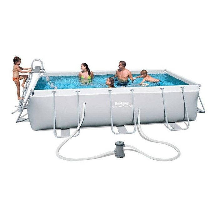 Piscine tubulaire Bestway rectangulaire 4,04 x 2,01 x 1,00 m Power Steel