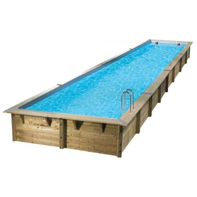 Piscine bois Linéa 1550 x 350 x H 155 cm