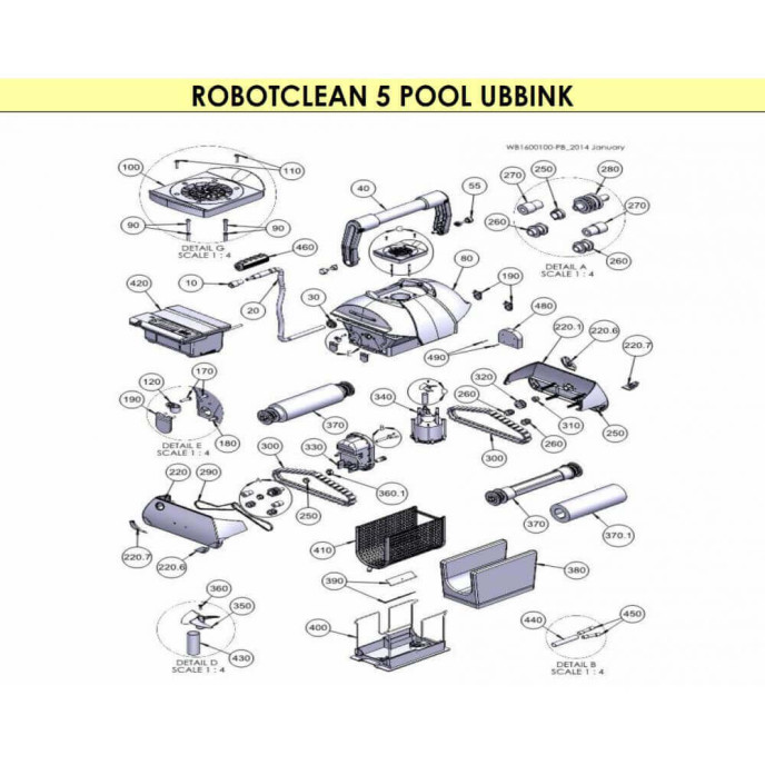 Robinet d'admission (390) - UBBINK RobotClean 5 Robinet d'admission (390) - UBBINK RobotClean 5
