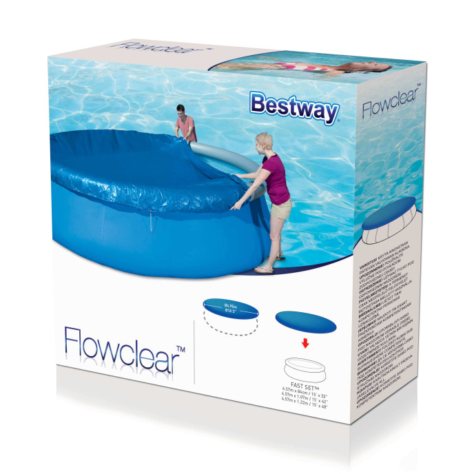 Bâche piscine Bestway ronde Ø 457 cm