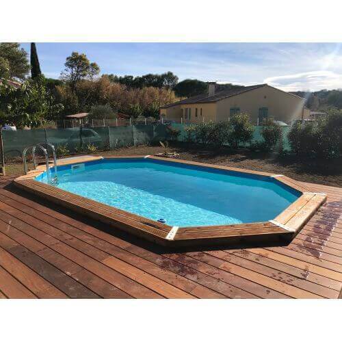 Piscine bois Océa 355 x 550 x H 120 cm