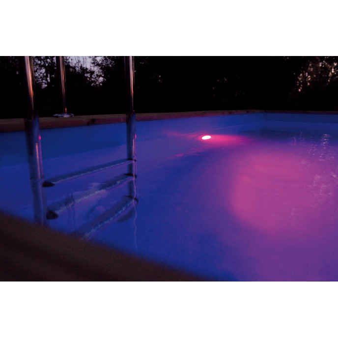 Kit spot LED 406 RGB + Télécommande pour piscine hors-sol