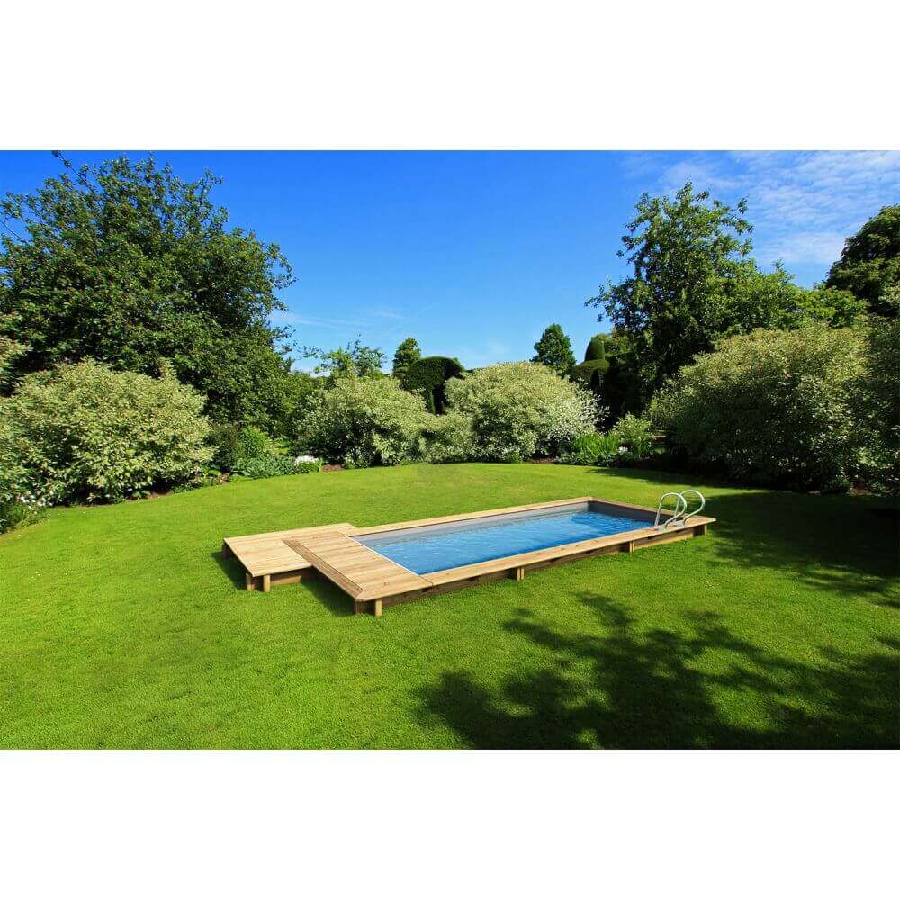 Kit piscine bois Urbaine 600 x 250 - MyPiscine