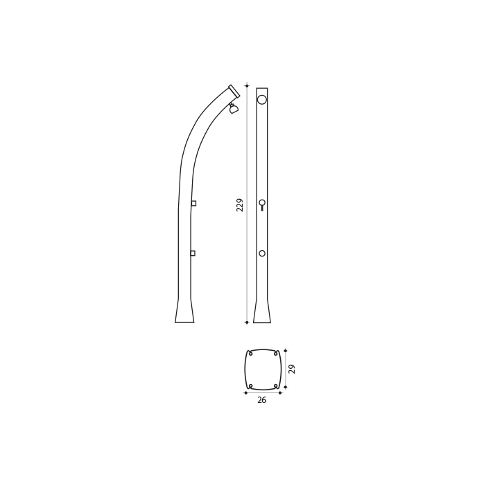 Douche solaire HAPPY 4x4 44L Vert