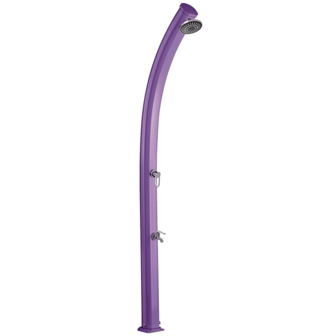 Douche solaire JOLLY 25L en aluminium Violet