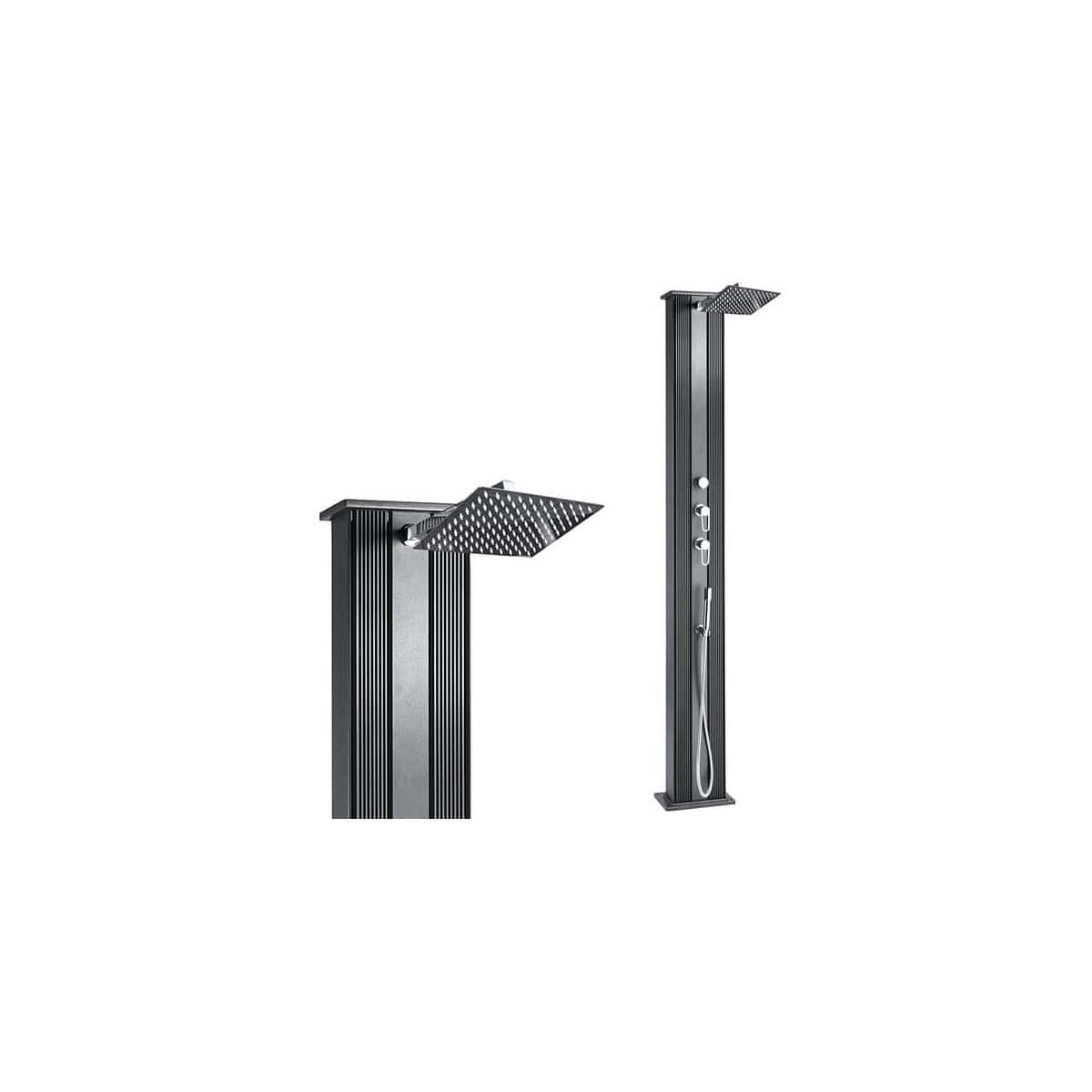 Douche Solaire aluminium Formidra® DADA Anthracite