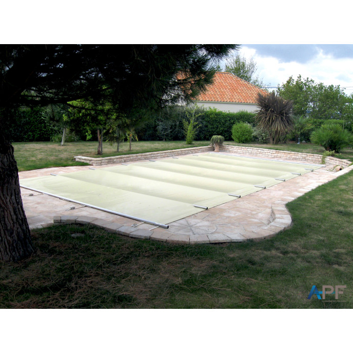 Bâche à barres de sécurité piscine Littoral 650g/m²