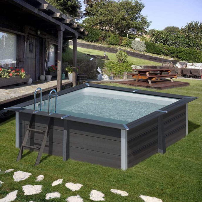 Piscine composite Gré 326 x 326 x H 96 cm