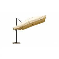 Parasol déporté Sable 3 x 3 m avec volets