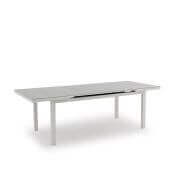 Table de jardin extensible Nice 8 à 10 places en aluminium