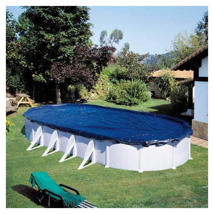 Bâche d'hivernage piscine Gré 920 x 505 cm ovale