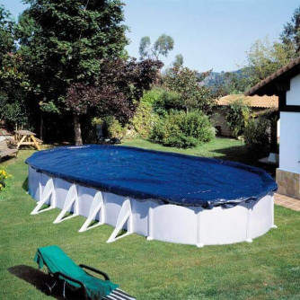 Bâche d'hivernage piscine Gré 815 x 490 cm ovale