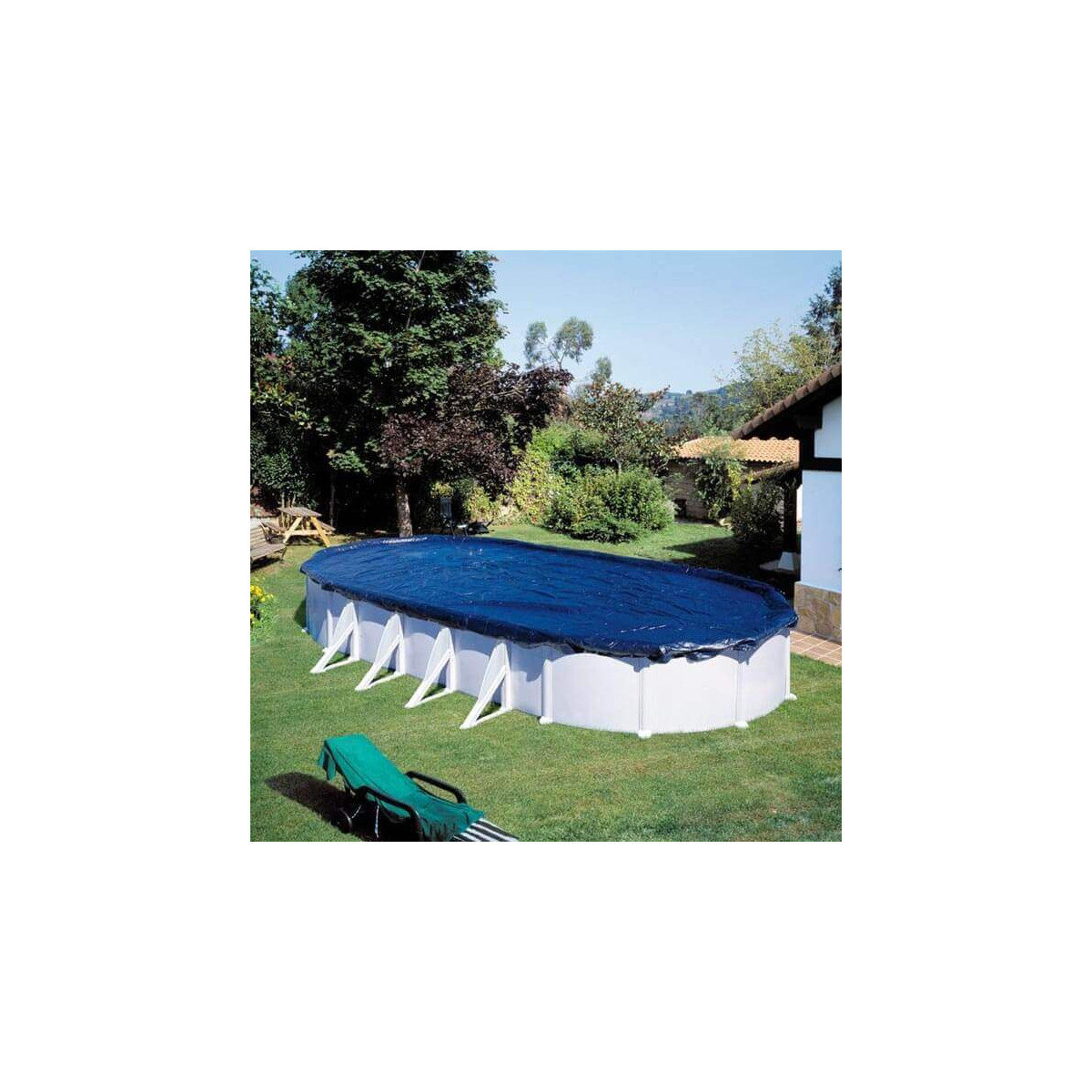 Gre Bâche de 268x268 cm. Isotherme pour Piscine CV790205