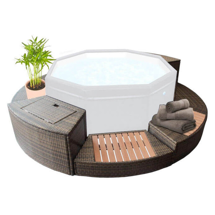 Mobilier 5 modules pour spa Octopus