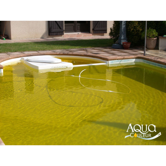 Aquacouleur Mangue - Colorant pour piscine sans danger