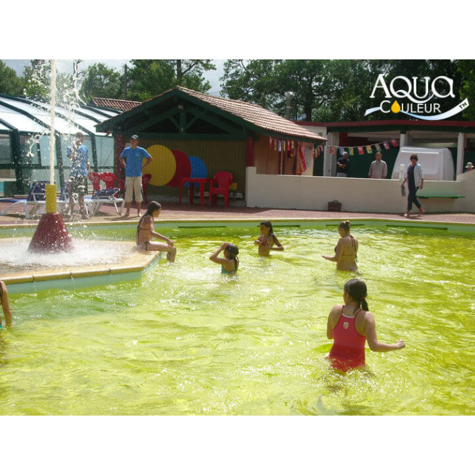 Aquacouleur Mangue - Colorant pour piscine sans danger