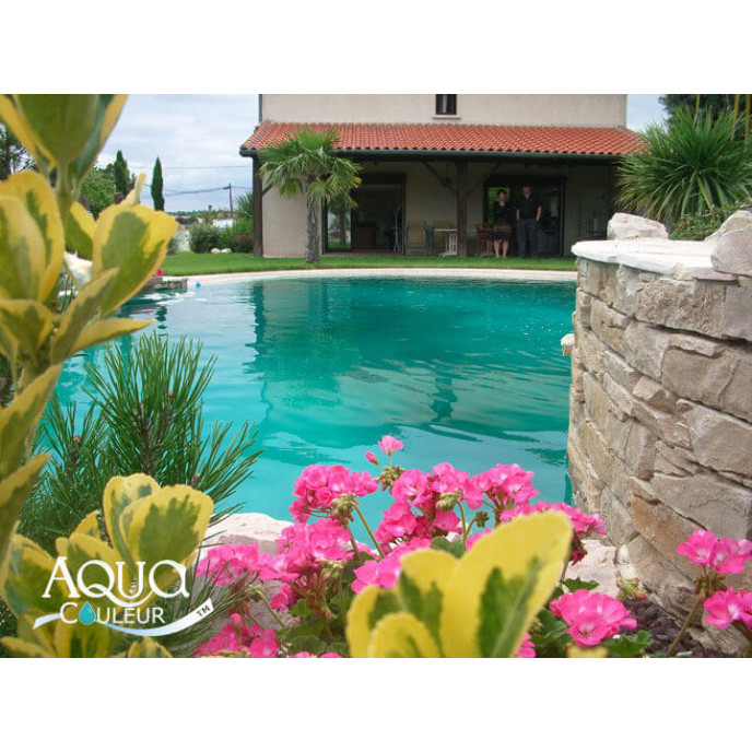 Aquacouleur Turquoise - Colorant pour piscine sans danger