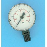 Manomètre 1/4' Filetage NPT VANNE TRITON Sup./TAG/AZUR - H-19-0058 - Remplace RU23920 (PENTAIR)