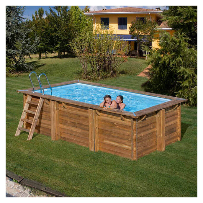 piscine rectangulaire bois