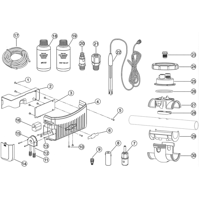 Porte sonde Zodiac pour R0819800 et R0819900