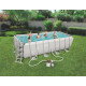 Piscine tubulaire Bestway rectangulaire 4,88 x 2,44 x 1,22 m Power Steel (Filtre à sable)