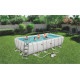 Piscine tubulaire Bestway rectangulaire 5,49 x 2,74 x 1,22 m Power Steel (Filtre à sable)
