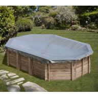Bâche hiver piscine Sunbay Ananas Ø428 cm
