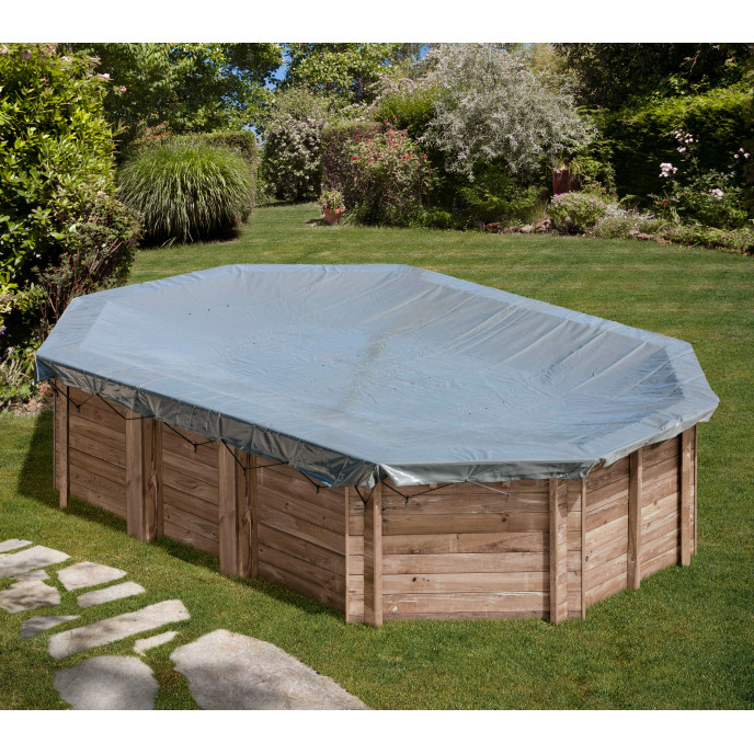 Bâche hiver piscine Sunbay Braga 815 x 420 cm - Version 2020