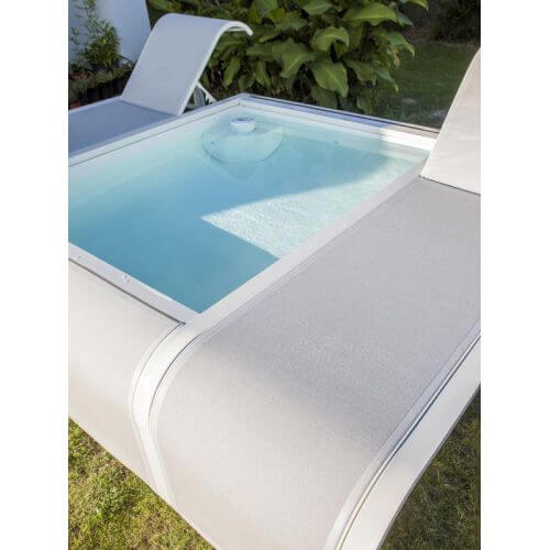 Piscine Mariposa avec 2 transats - 282 x 219 x H.60 cm