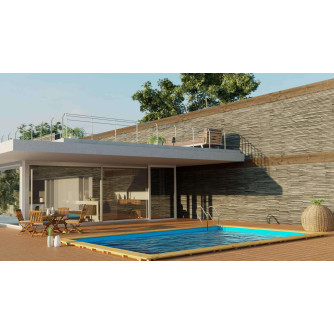 Piscine bois Evora 620 x 420 x H 133 cm