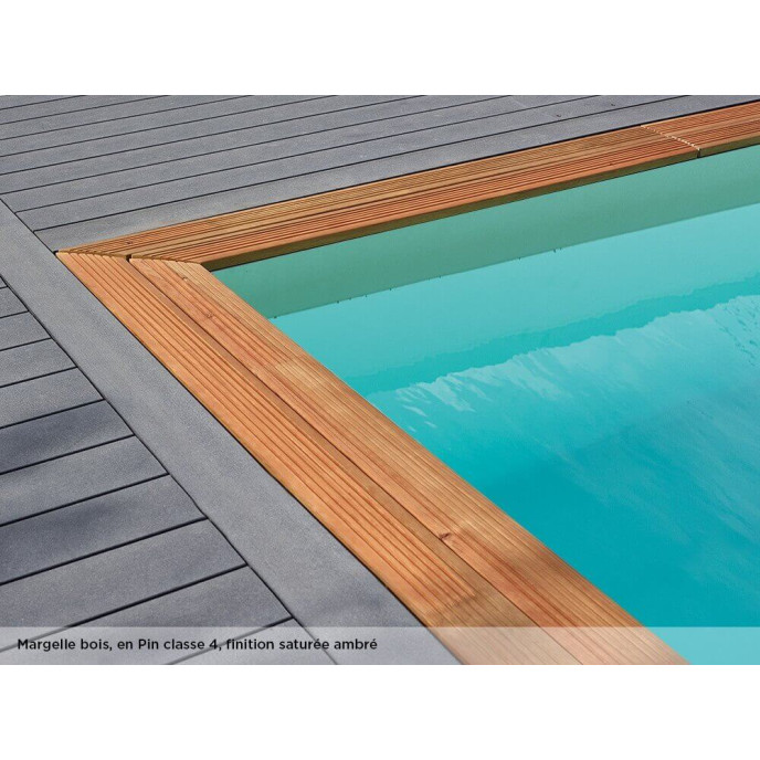 Piscine bois Maeva 600 x 300 x H.150 cm rectangulaire