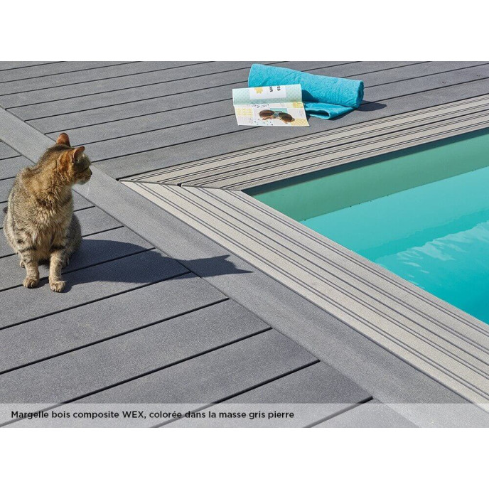 Piscine bois Maeva 600 x 300 x H.150 cm rectangulaire