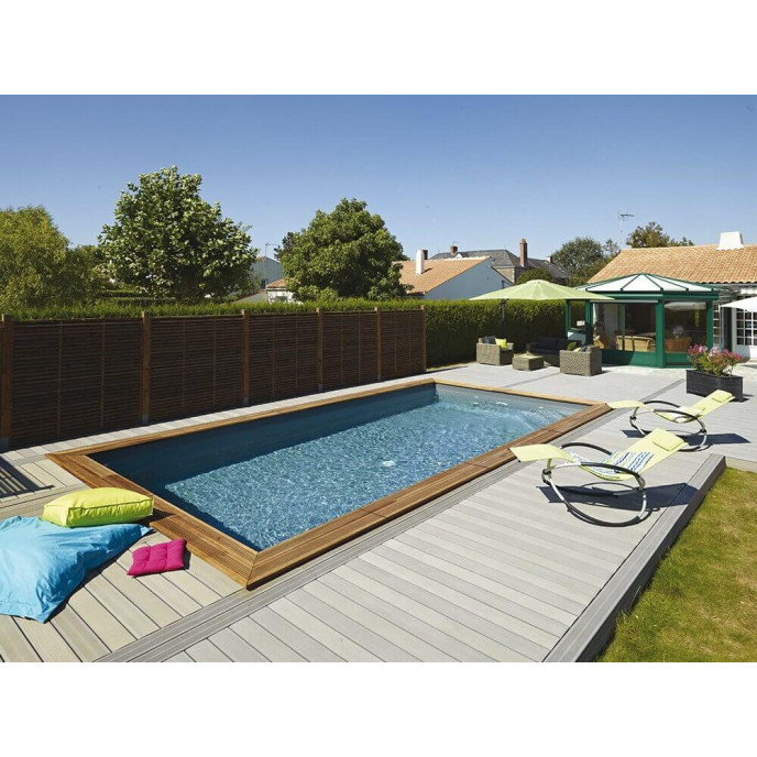 Piscine bois Maeva 700 x 400 x H.150 cm rectangulaire