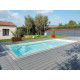 Piscine Maéva 800 x 400 x H.150 cm rectangulaire