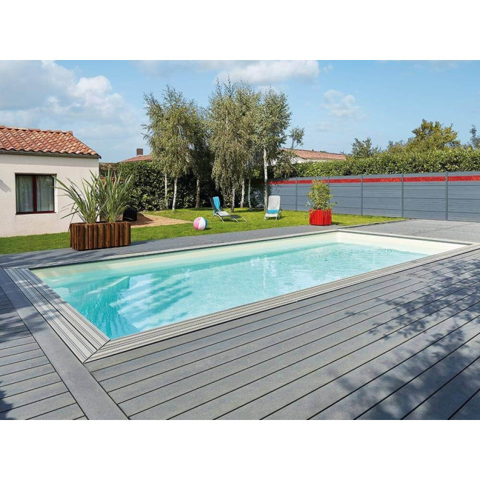 Piscine bois Maéva 800 x 400 x H.150 cm rectangulaire