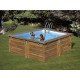 Piscine bois Carra 305 x 305 x H 119 cm