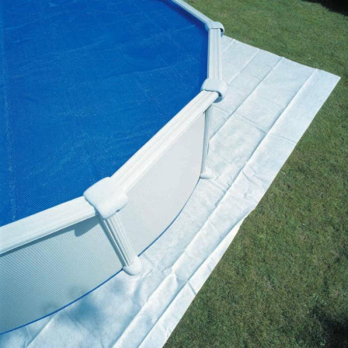 Tapis de sol pour piscine ovale 915 x 470 cm