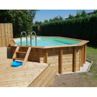 Piscine bois Azura 610 x 400 x H 120 cm