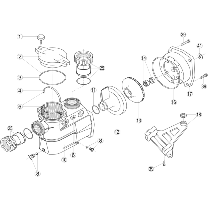 Vis de Couvercle (x2) PPE (Koral, Mini Kapri) - RKS 010.A (KRIPSOL)