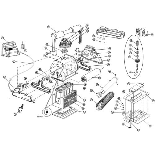 Boîtier d'alimentation Hayward Tigershark / Aquavac