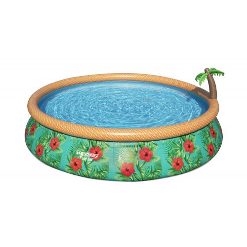 Piscine autoportée Bestway ronde Ø 457 x H.84 cm Fast Set Paradise Palms