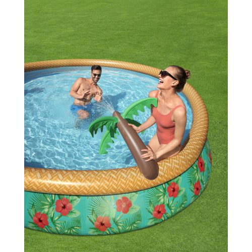 Piscine autoportée Bestway ronde Ø 457 x H.84 cm Fast Set Paradise Palms