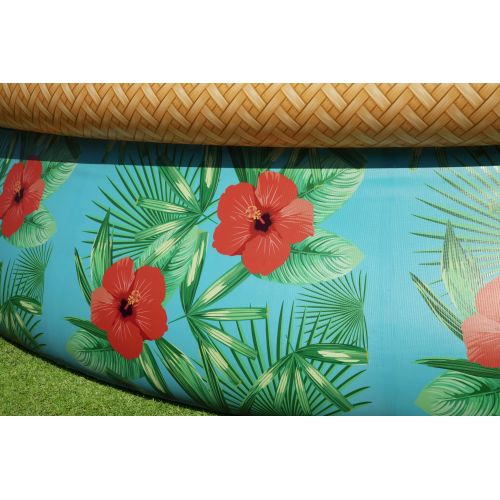 Piscine autoportée Bestway ronde Ø 457 x H.84 cm Fast Set Paradise Palms